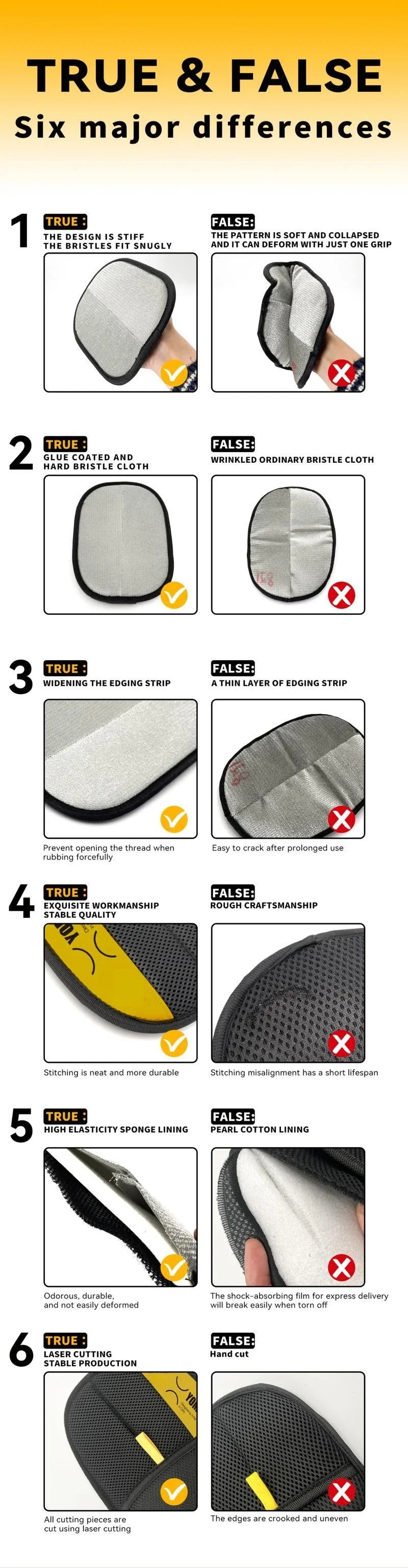 Gants anti-poils pour animaux électrostatiques pour chats et chiens, gant de toilettage réutilisable et lavable avec brosse rouleau adhésif 2-en-1 - Sans danger