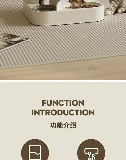 Bol distributeur automatique pour chiens et chats avec fontaine à eau, grande capacité, conteneur de stockage de nourriture pour animaux, accessoires pour chiots